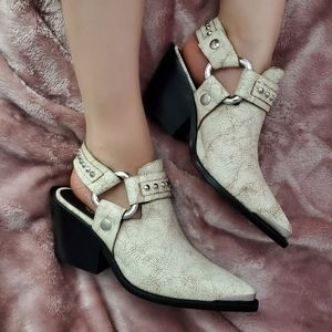 Zadig & Voltaire studded western mules
